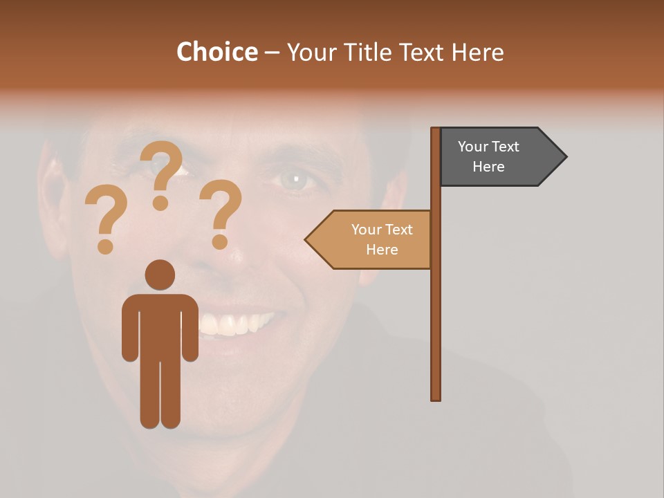 Casual Handsome Man PowerPoint Template