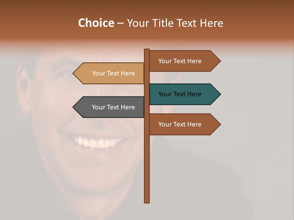 Casual Handsome Man PowerPoint Template