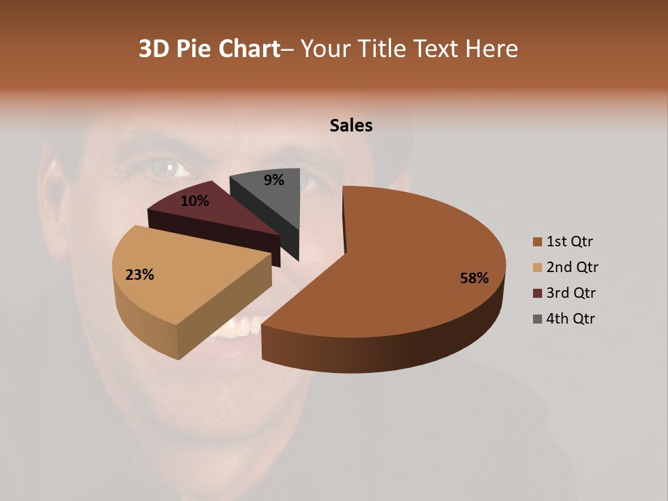 Casual Handsome Man PowerPoint Template
