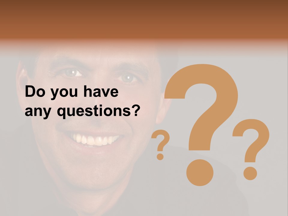 Casual Handsome Man PowerPoint Template