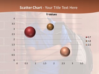 Portrait Of A Young Student PowerPoint Template