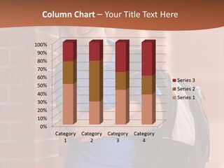 Portrait Of A Young Student PowerPoint Template