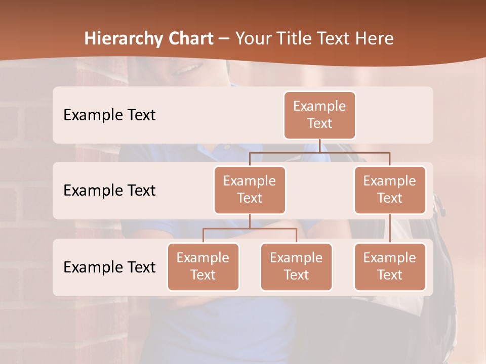 Portrait Of A Young Student PowerPoint Template