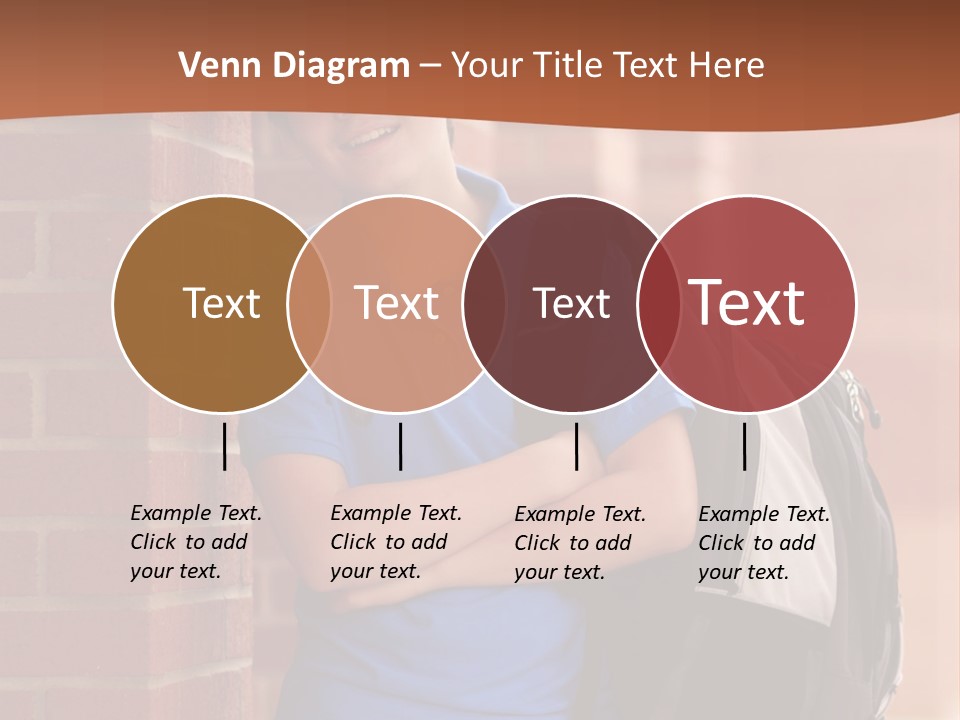 Portrait Of A Young Student PowerPoint Template