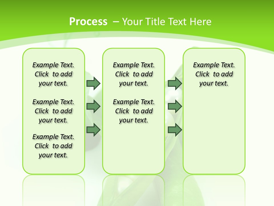 Pea Pod Containing Pearls. Conceptual Image PowerPoint Template