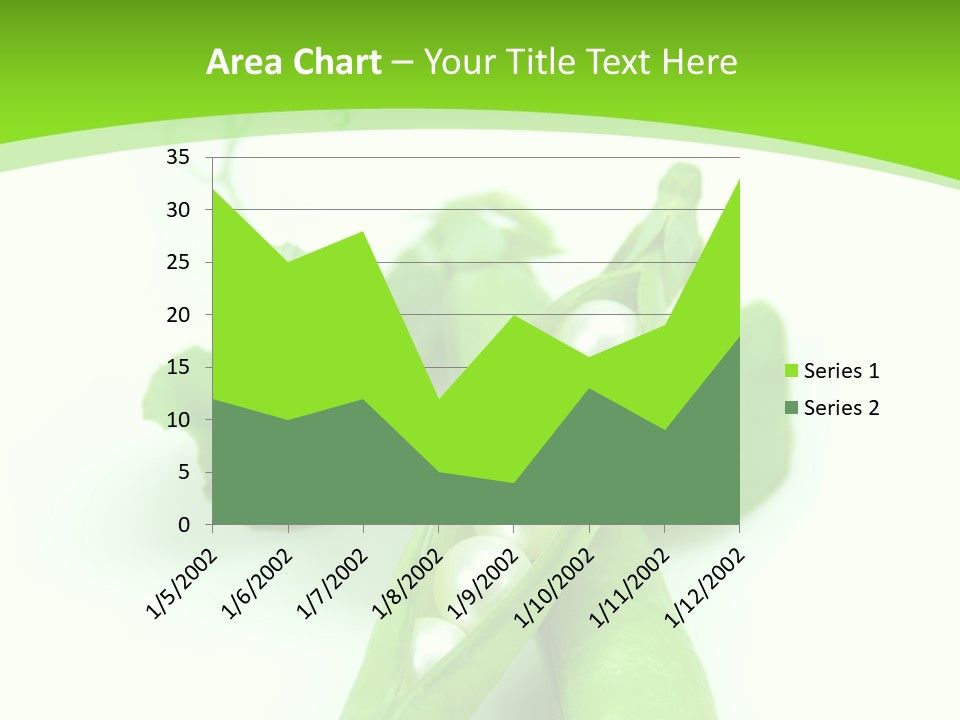 Pea Pod Containing Pearls. Conceptual Image PowerPoint Template