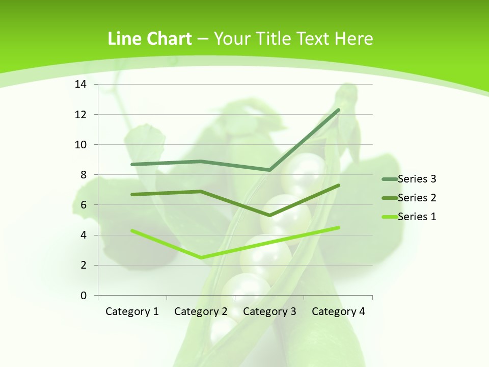 Pea Pod Containing Pearls. Conceptual Image PowerPoint Template