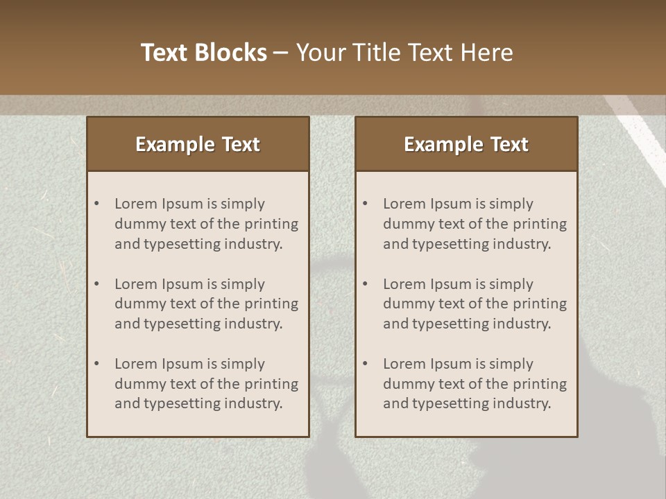 Shadow Of A Tennis Player Serving PowerPoint Template