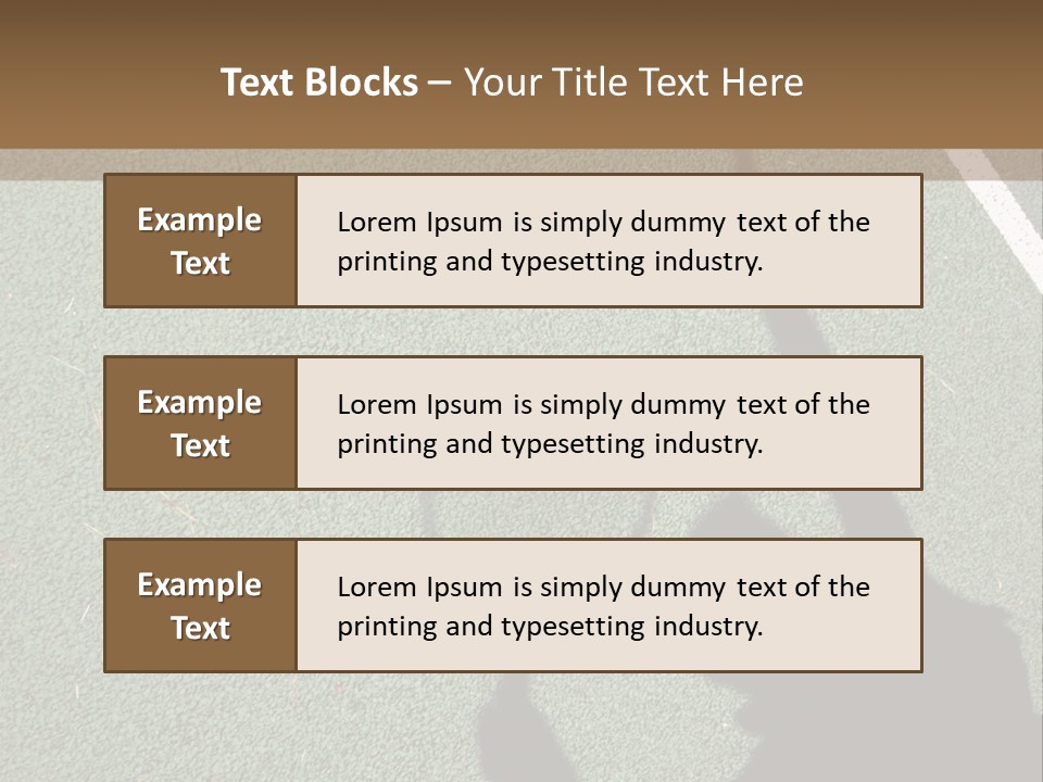 Shadow Of A Tennis Player Serving PowerPoint Template