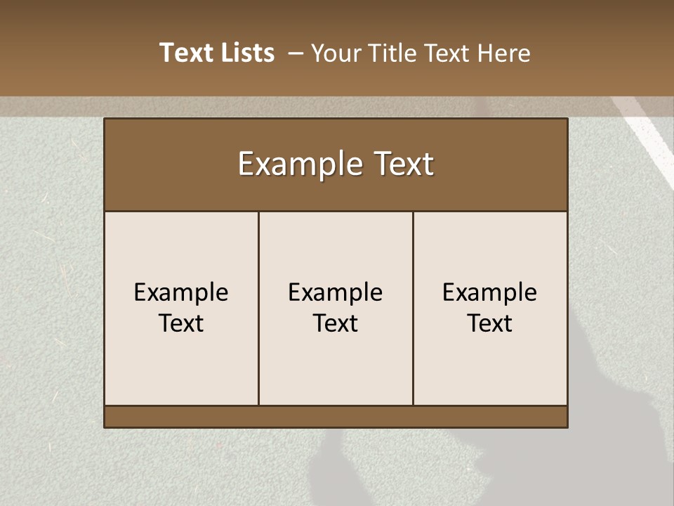 Shadow Of A Tennis Player Serving PowerPoint Template