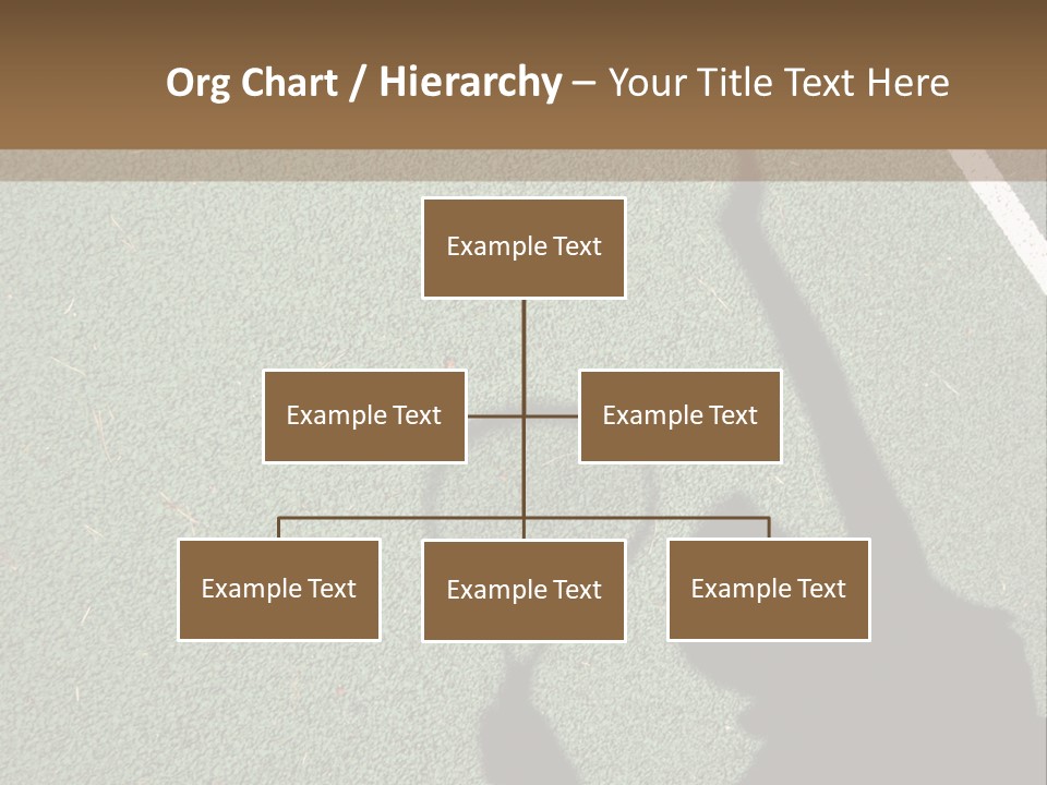 Shadow Of A Tennis Player Serving PowerPoint Template