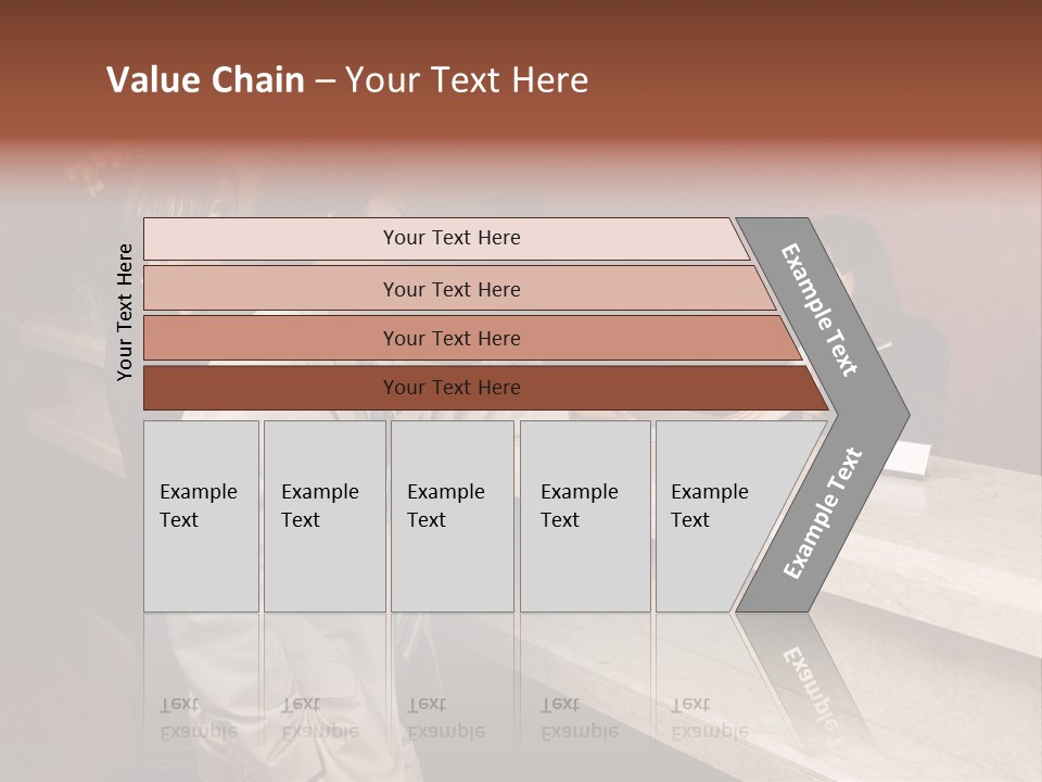 A Hotel Employee Cheerfully Welcomes Guests. PowerPoint Template