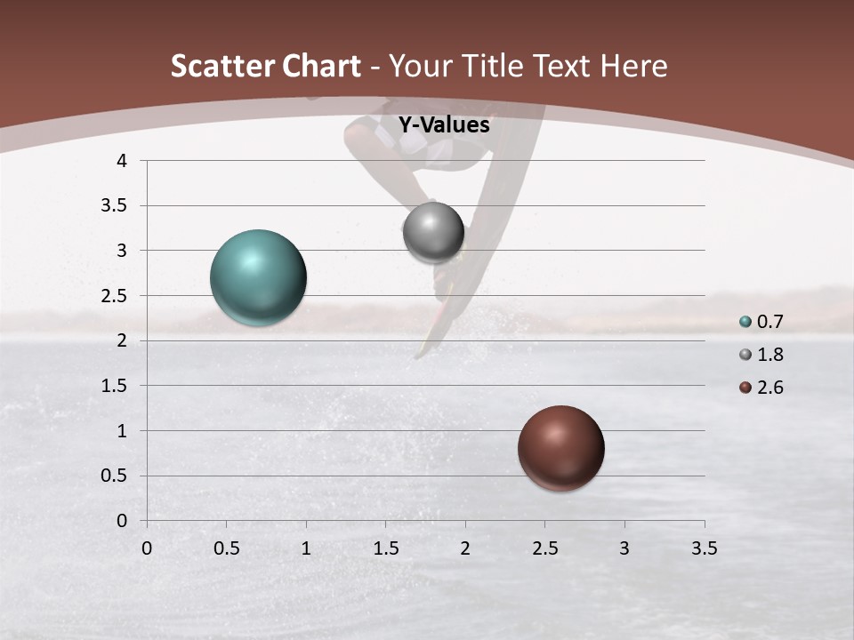 Young Man Catching Air On Wakeboard PowerPoint Template