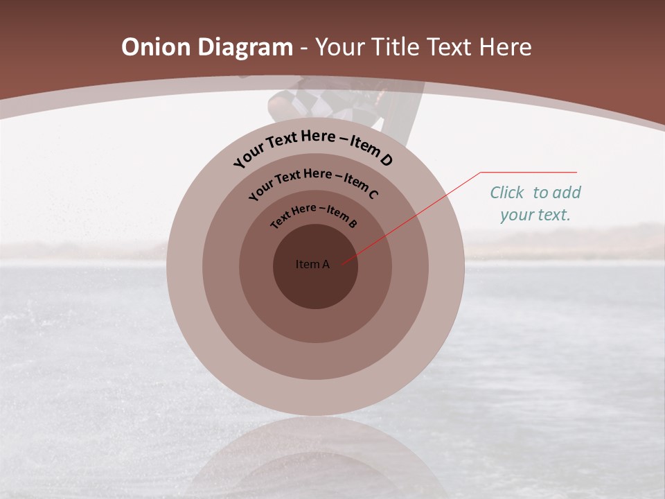 Young Man Catching Air On Wakeboard PowerPoint Template