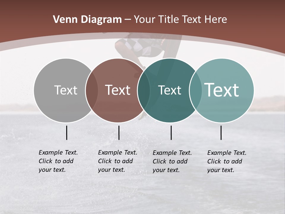 Young Man Catching Air On Wakeboard PowerPoint Template