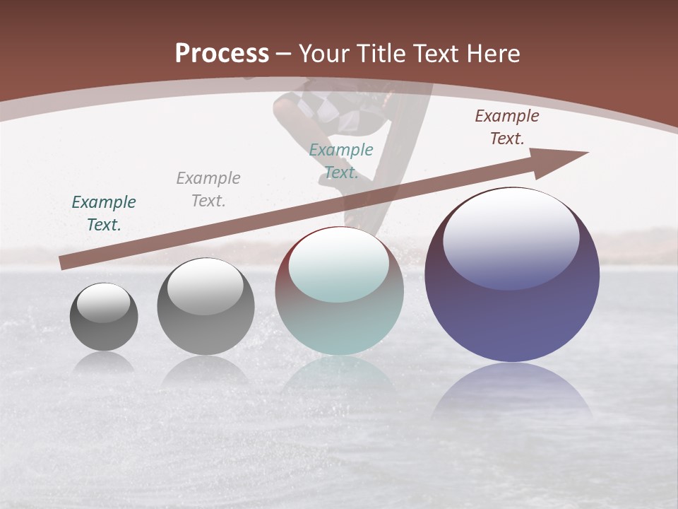 Young Man Catching Air On Wakeboard PowerPoint Template