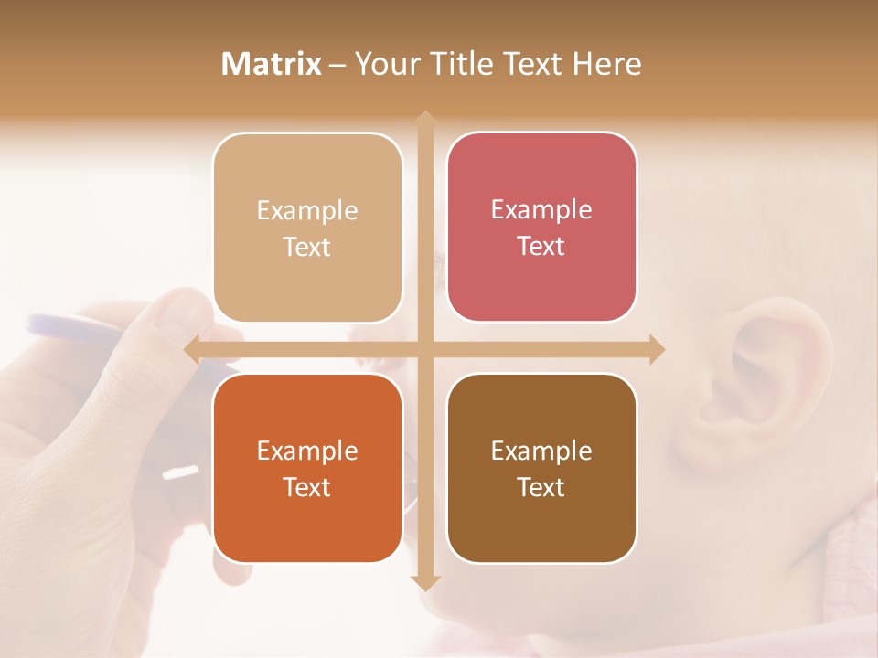 Mother Feeding Baby Food To Baby PowerPoint Template