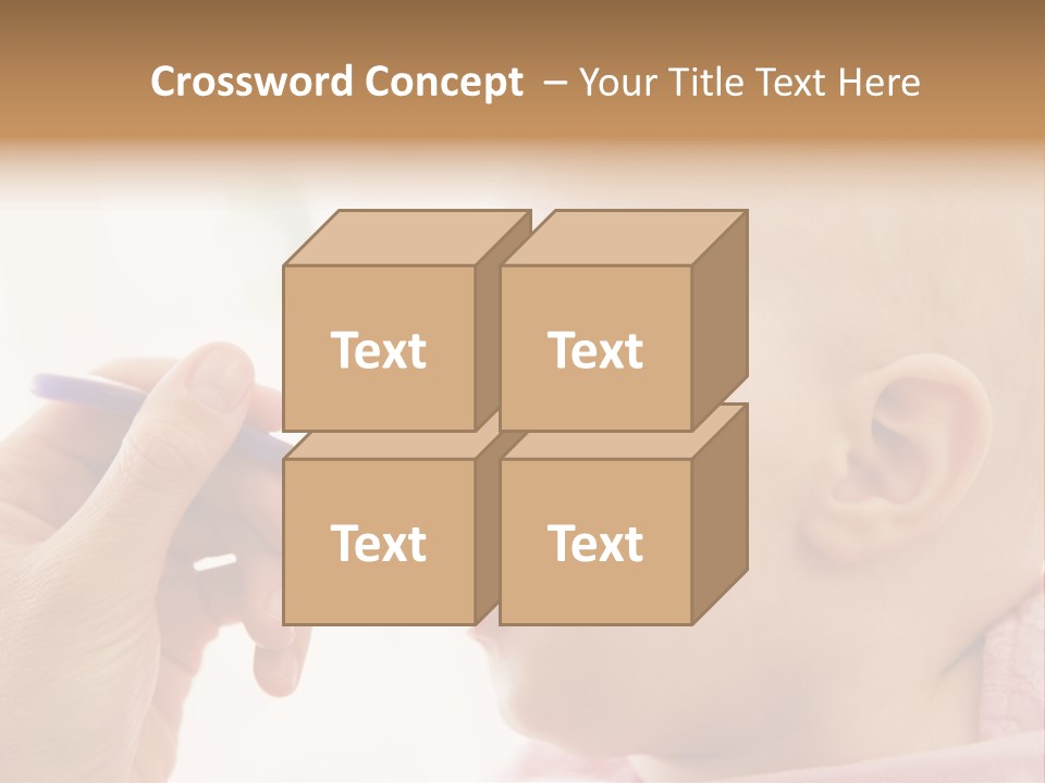 Mother Feeding Baby Food To Baby PowerPoint Template