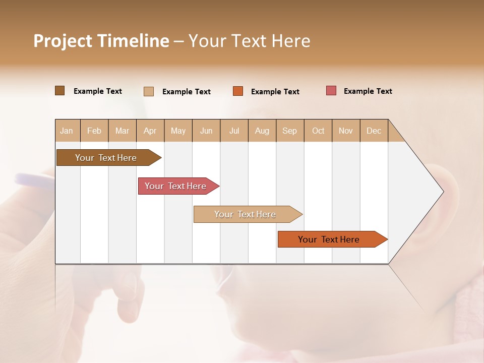 Mother Feeding Baby Food To Baby PowerPoint Template