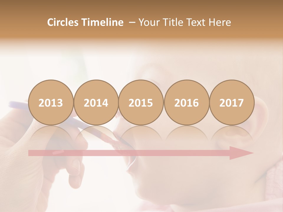 Mother Feeding Baby Food To Baby PowerPoint Template