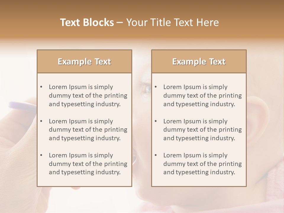 Mother Feeding Baby Food To Baby PowerPoint Template