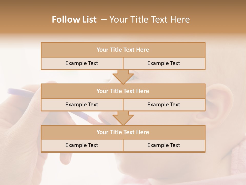 Mother Feeding Baby Food To Baby PowerPoint Template