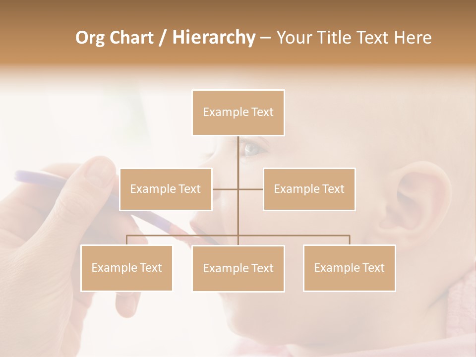 Mother Feeding Baby Food To Baby PowerPoint Template