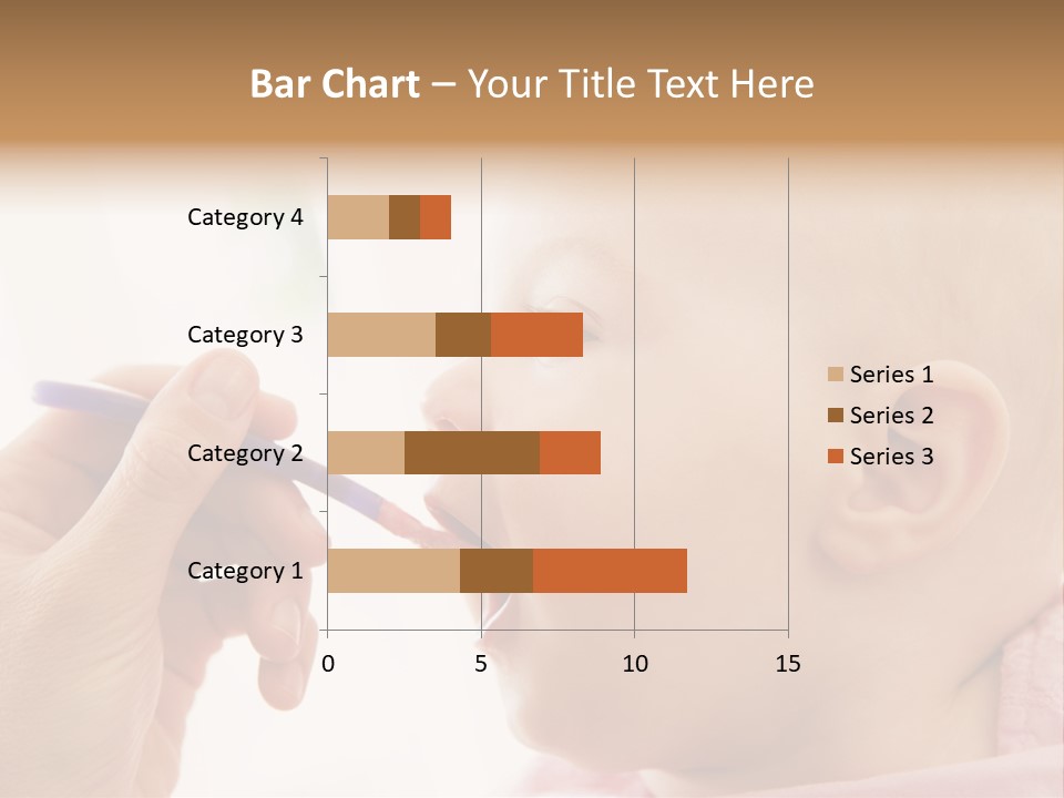 Mother Feeding Baby Food To Baby PowerPoint Template