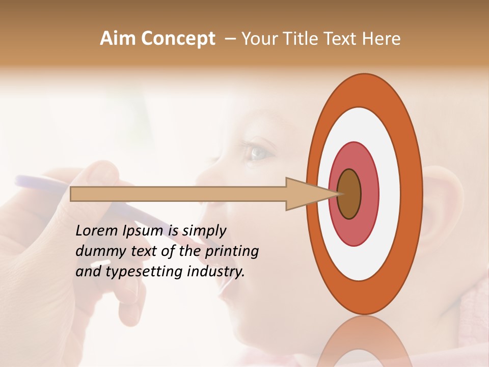 Mother Feeding Baby Food To Baby PowerPoint Template