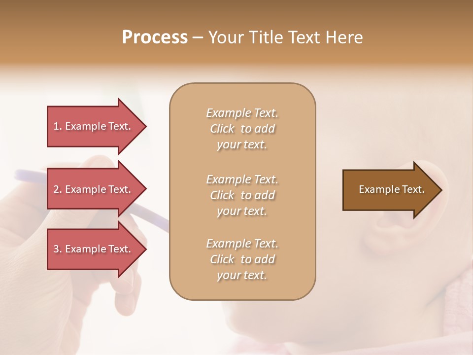 Mother Feeding Baby Food To Baby PowerPoint Template