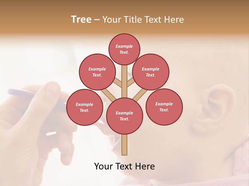 Mother Feeding Baby Food To Baby PowerPoint Template