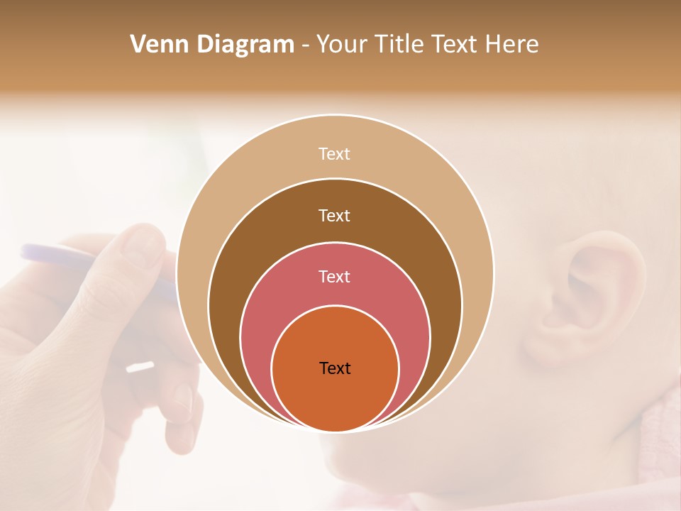 Mother Feeding Baby Food To Baby PowerPoint Template