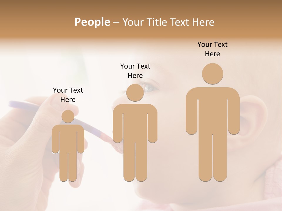 Mother Feeding Baby Food To Baby PowerPoint Template