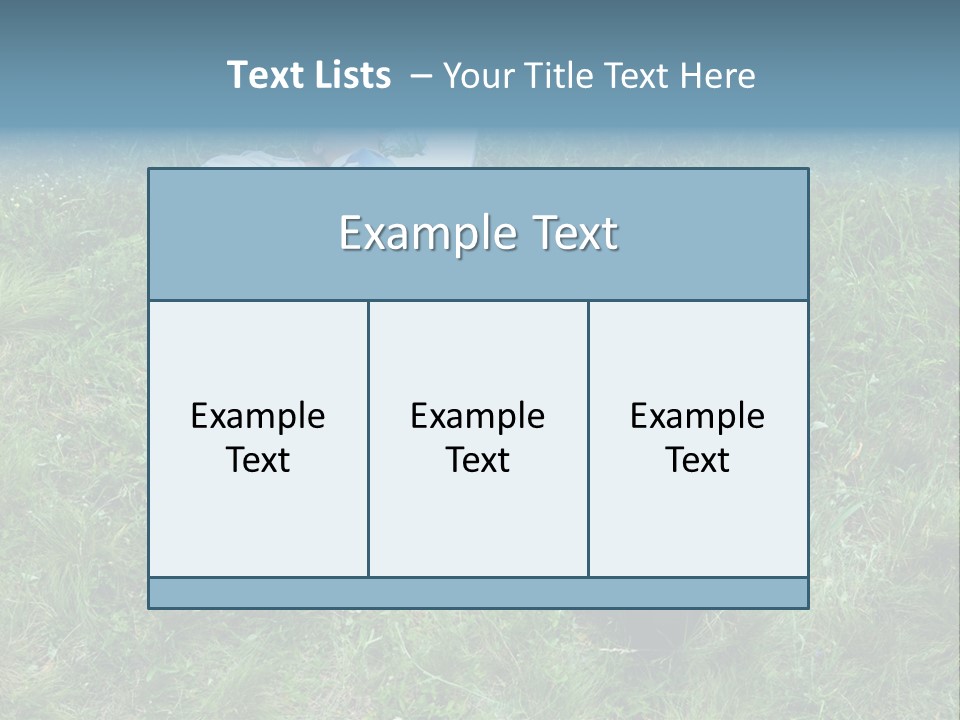 Image Of Businessman Relaxing On The Grass With Laptop Near By PowerPoint Template