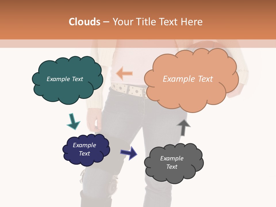 Casual Teen Girl With Basket Ball, Wearing Leg Brace. Full Body Over White With Clipping Path. PowerPoint Template