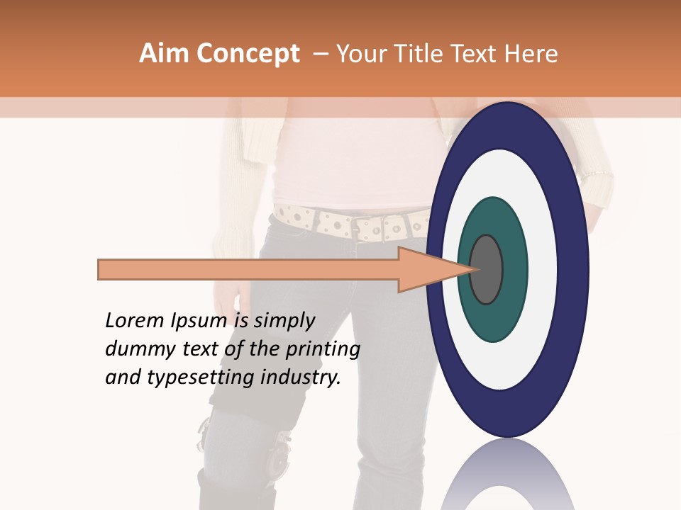 Casual Teen Girl With Basket Ball, Wearing Leg Brace. Full Body Over White With Clipping Path. PowerPoint Template