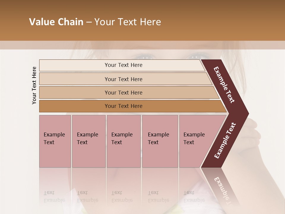 A Little Girl Is Posing For A Picture PowerPoint Template