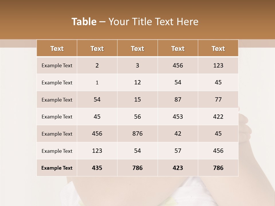 A Little Girl Is Posing For A Picture PowerPoint Template