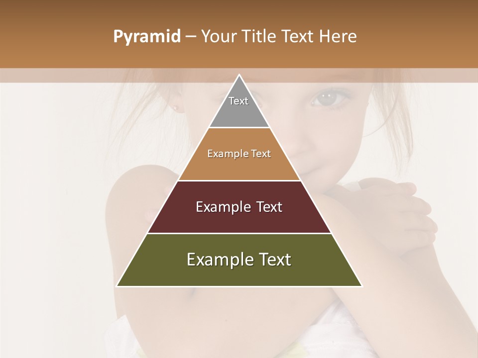 A Little Girl Is Posing For A Picture PowerPoint Template