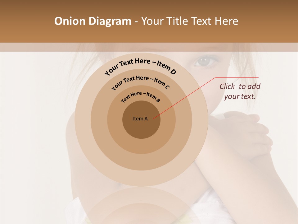 A Little Girl Is Posing For A Picture PowerPoint Template