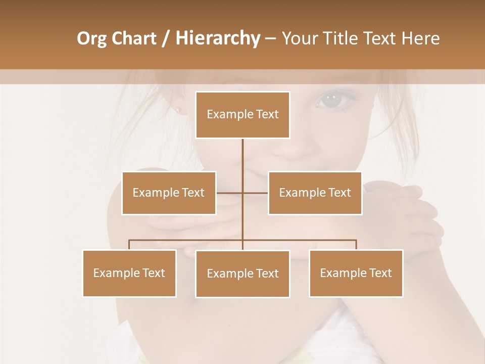 A Little Girl Is Posing For A Picture PowerPoint Template