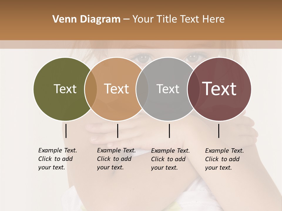 A Little Girl Is Posing For A Picture PowerPoint Template