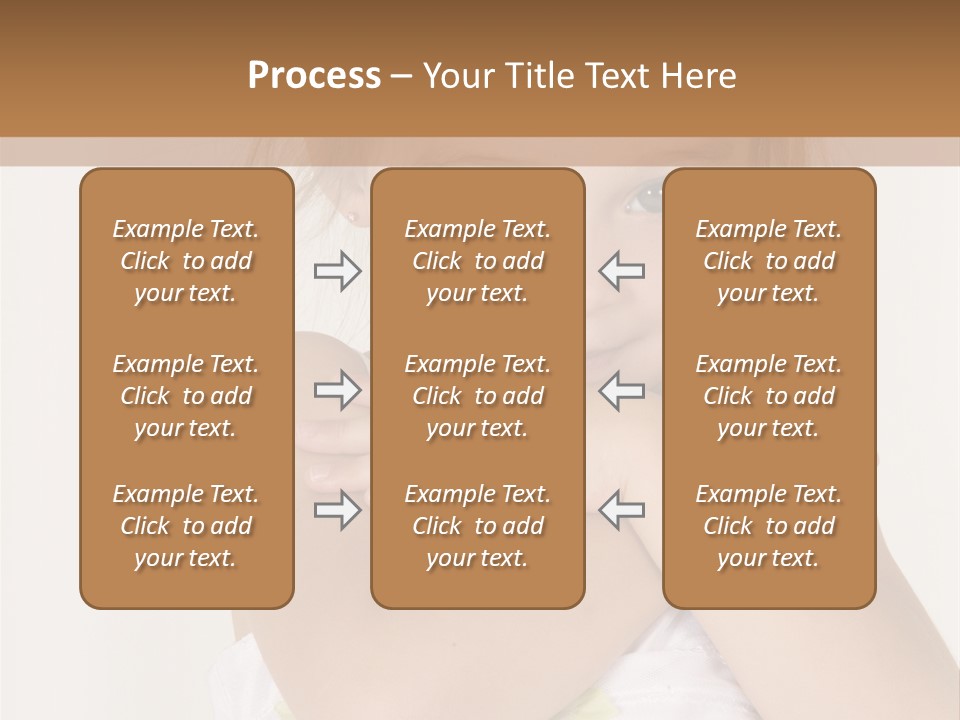 A Little Girl Is Posing For A Picture PowerPoint Template