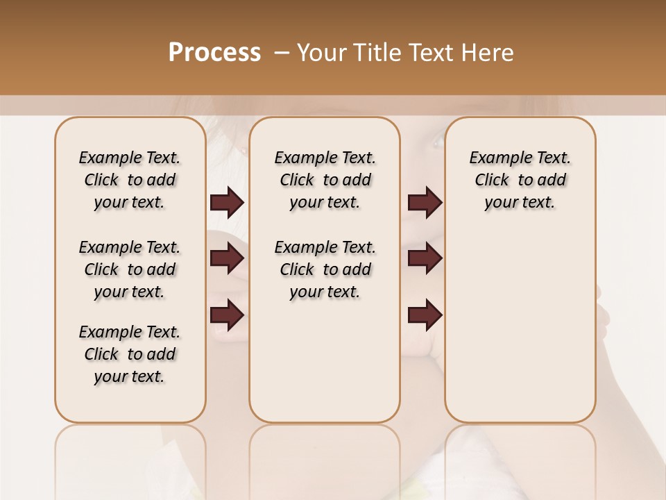 A Little Girl Is Posing For A Picture PowerPoint Template