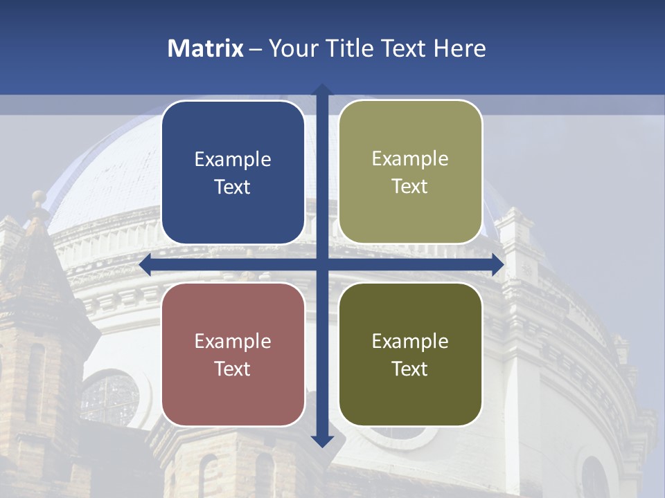 Cathedral Dome, Cuenca, Ecuador PowerPoint Template