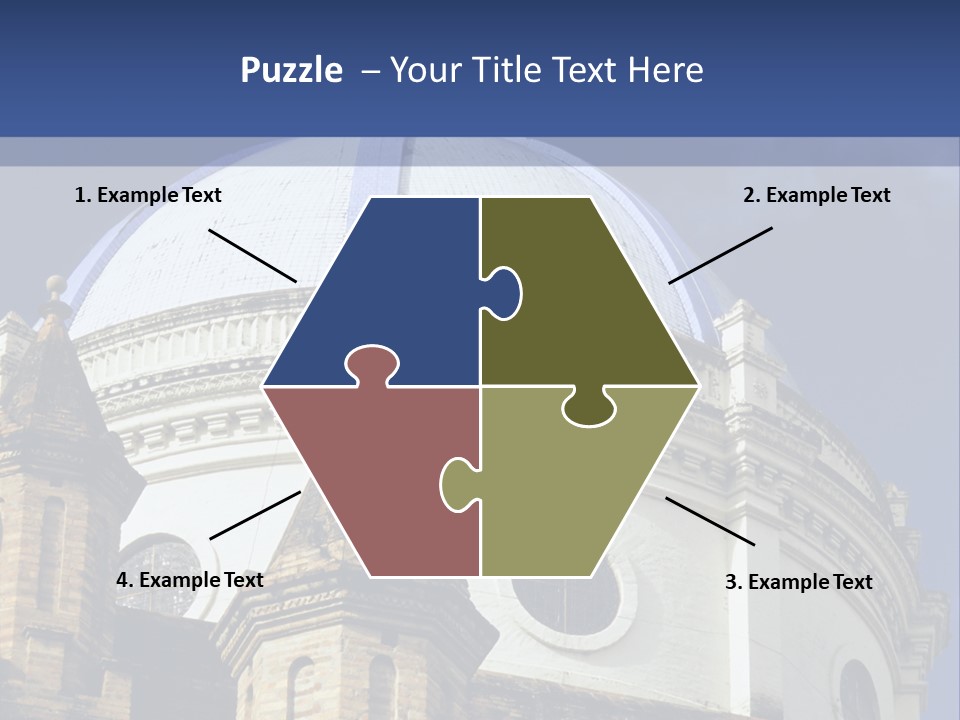 Cathedral Dome, Cuenca, Ecuador PowerPoint Template