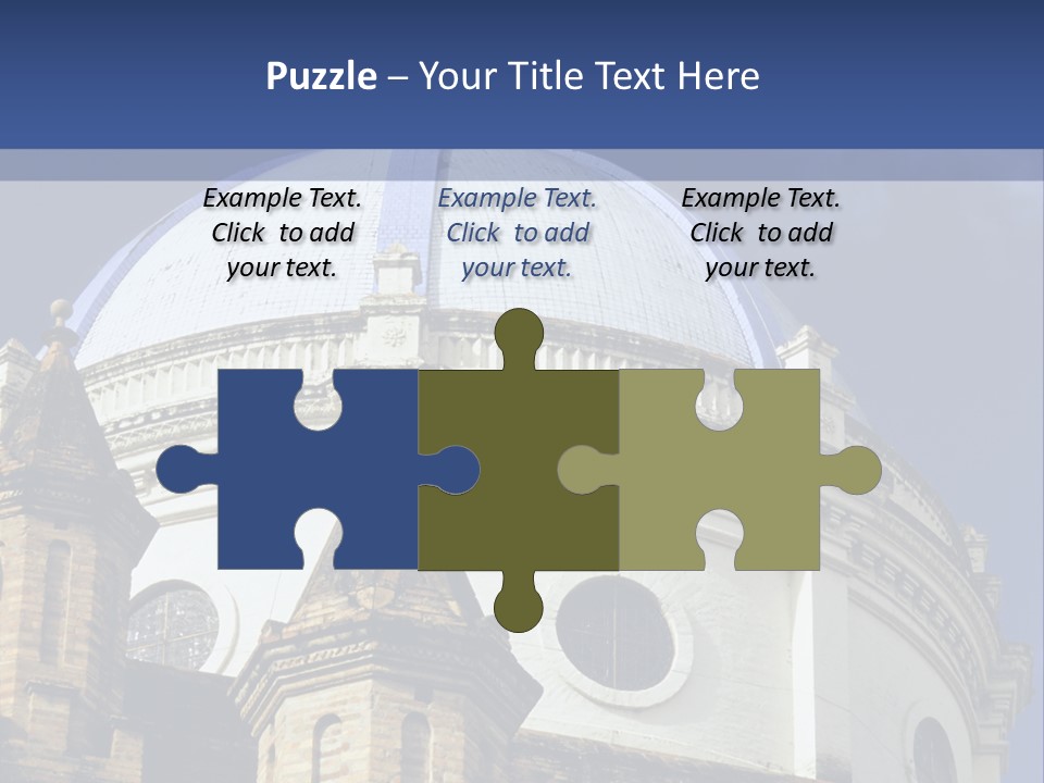 Cathedral Dome, Cuenca, Ecuador PowerPoint Template