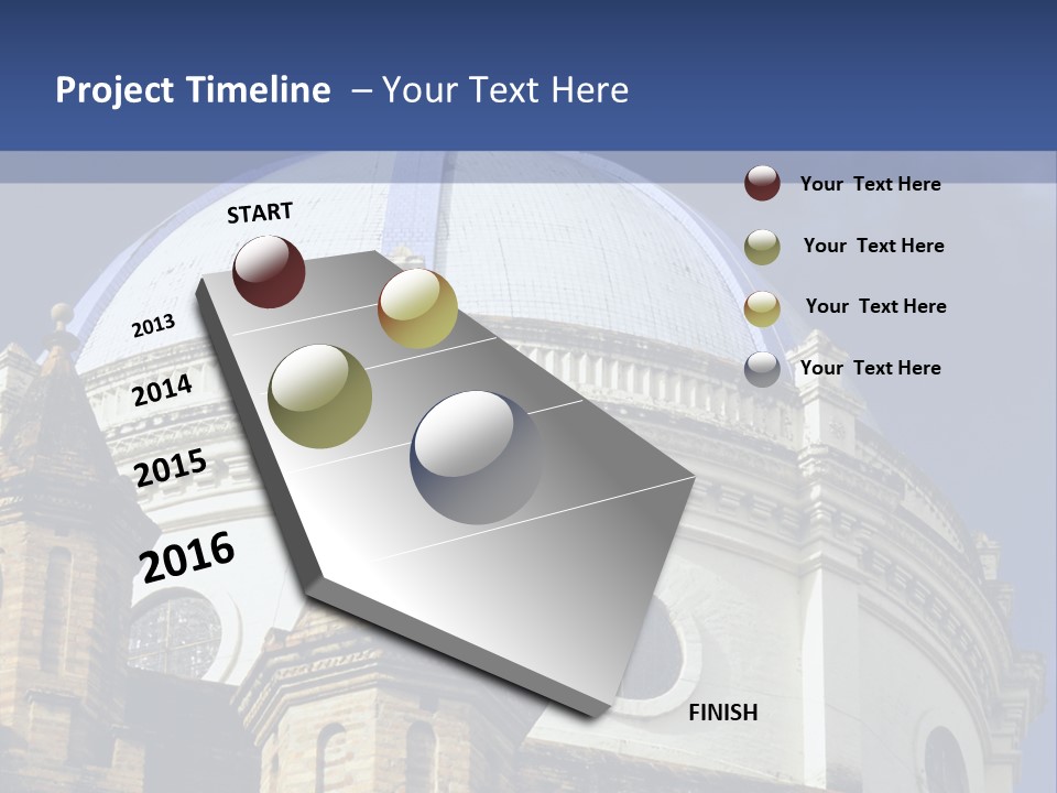 Cathedral Dome, Cuenca, Ecuador PowerPoint Template