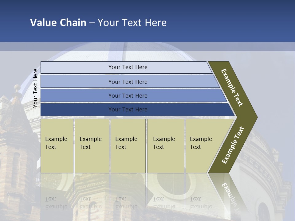 Cathedral Dome, Cuenca, Ecuador PowerPoint Template