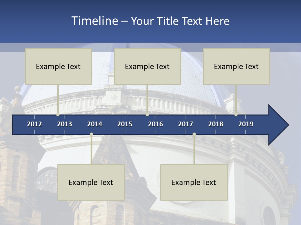 Cathedral Dome, Cuenca, Ecuador PowerPoint Template